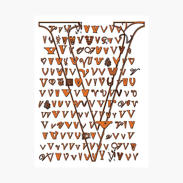 Item preview, V - Initially Yours designed and sold by IvieLeagueJots.