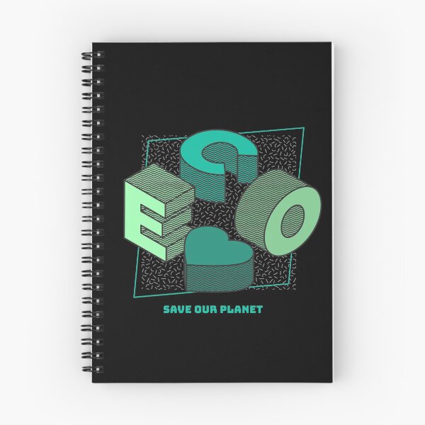 Item preview, ECO Save Our Planet - Isometric Letters designed and sold by joabaj.