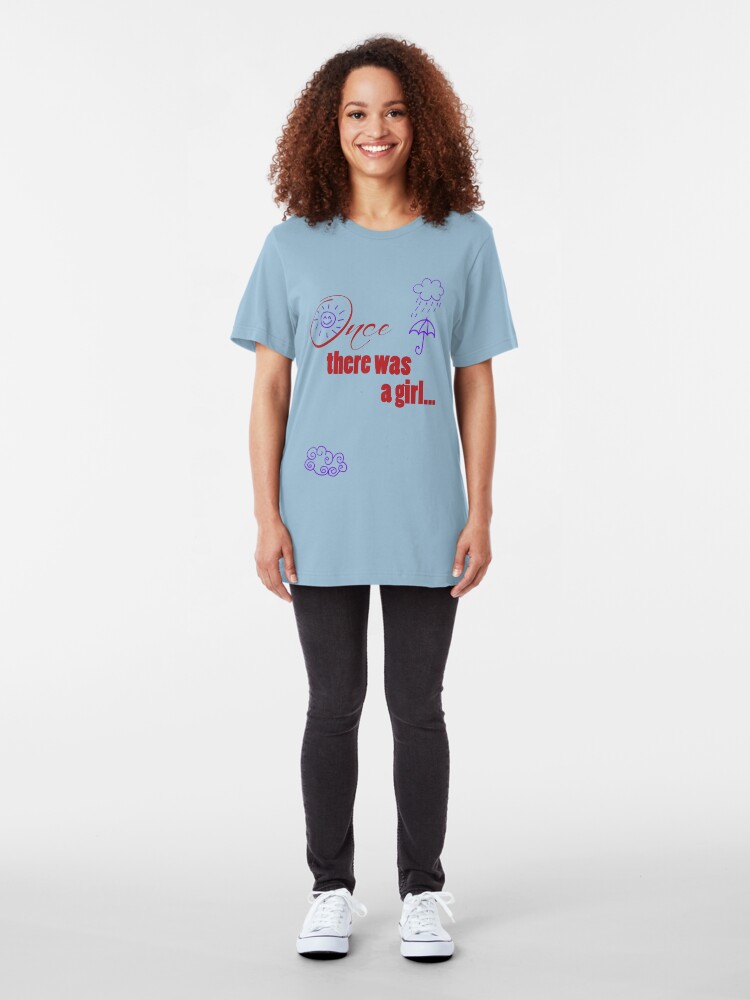 Alternate view of Once There Was A Girl - Embellished with Weather Slim Fit T-Shirt