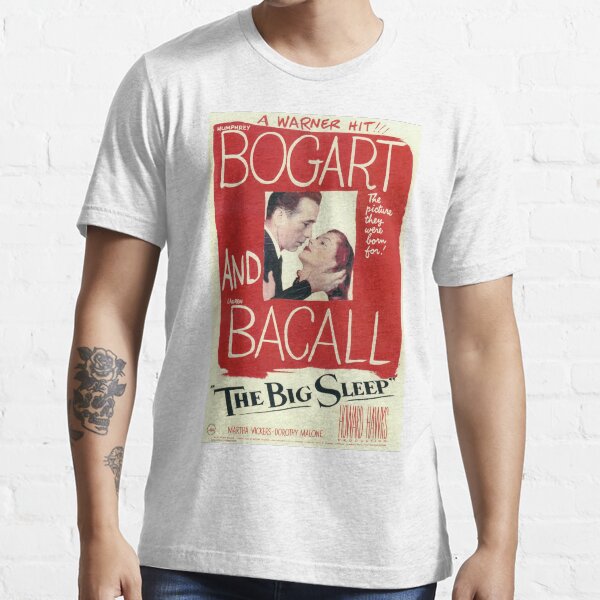 "The Big Sleep vintage movie poster (Bogart, Bacall)" Tshirt for Sale by Amberflash