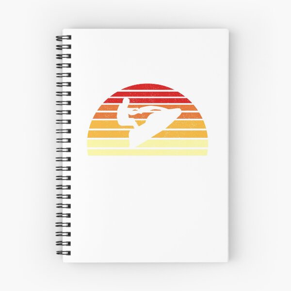 Item preview, Jet ski driver water sport retro sunset designed and sold by Onair555.