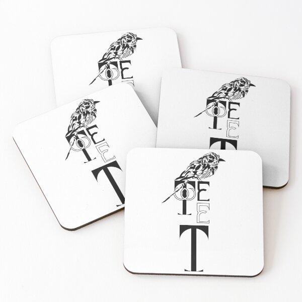 Item preview, Tweet bird 5 -The word tweet writen verticaly with hand drawn unique letters with a bird on top. designed and sold by BDLVandFriends.