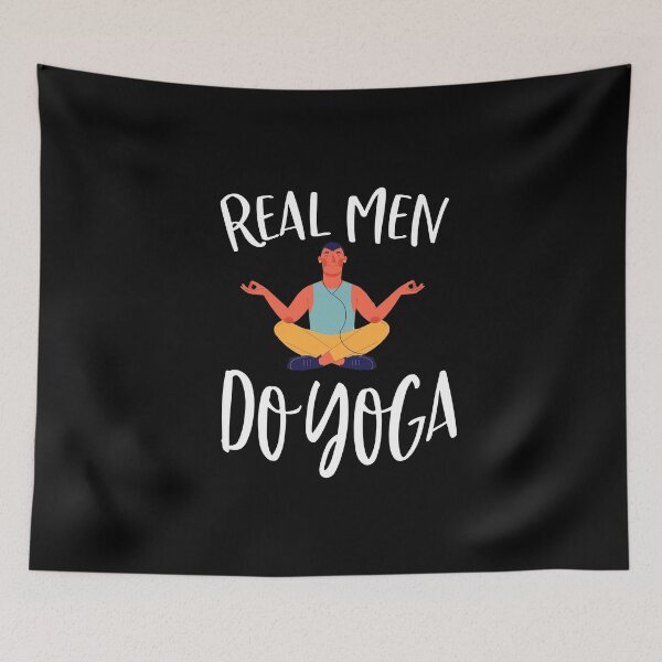 Item preview, Real Men Do Yoga a great gift idea for men who loves yoga designed and sold by Akmloza.