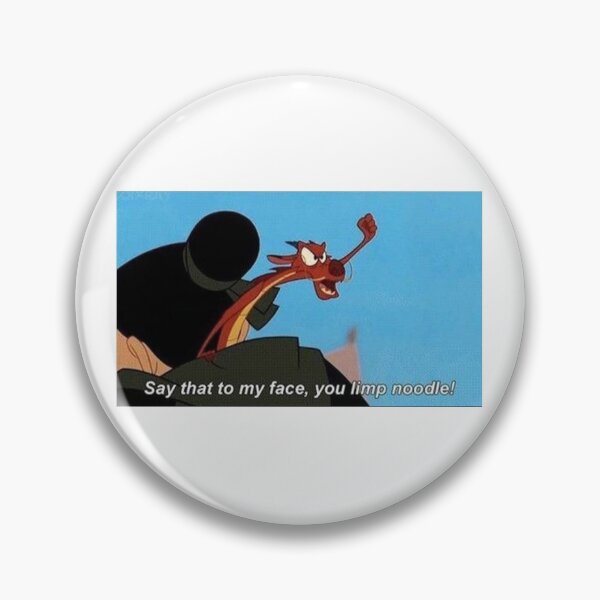 Item preview, Say that to my face, you limp noodle! designed and sold by Sylvietjes.