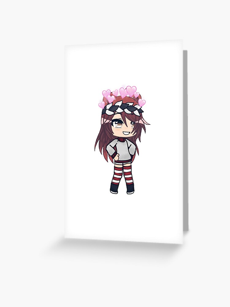 Gacha Life - Cute Gacha Girl - Greeting Card for Sale by bloamineads
