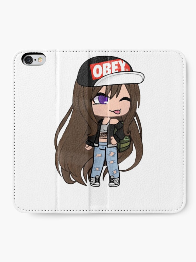 Cute Anime Girl - Gacha Edit iPhone Wallet for Sale by BambooBanana