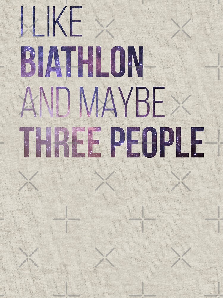 "Biathlon Funny Quote" Zipped Hoodie by DuxDesign | Redbubble