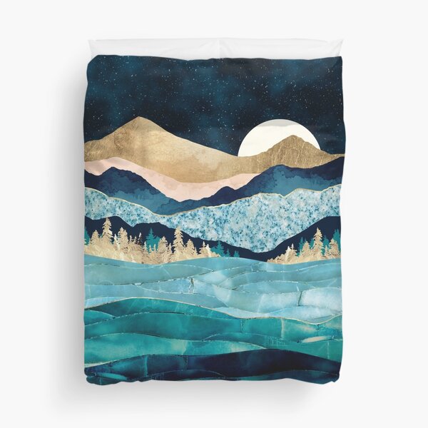Midnight Ocean Duvet Cover
