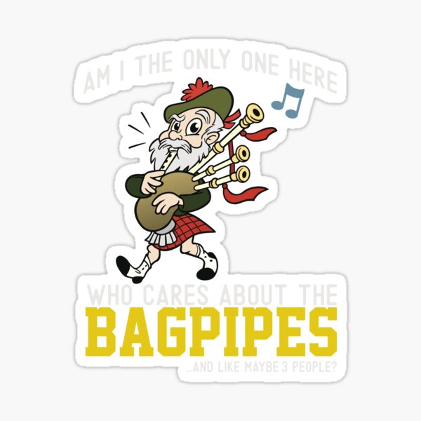 " Bagpipe Friends" Sticker by saechla Redbubble