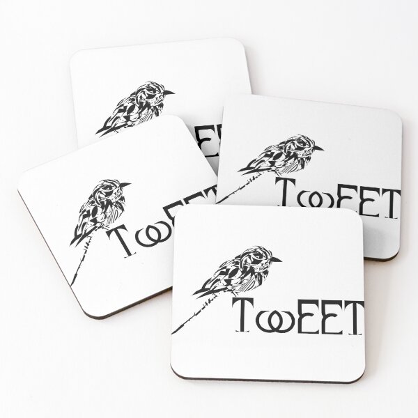 Item preview, Copy of Tweet bird 7-The word tweet writen horizontaly with hand drawn unique letters bit a bird on top. designed and sold by BDLVandFriends.