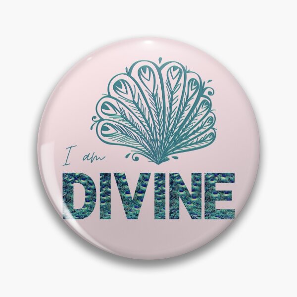 Item preview, Divine | Peacock | I am | Unique | Affirmations | Affirmed Art designed and sold by AffirmedStudio.