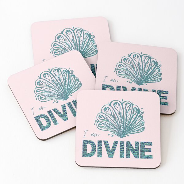 Item preview, Divine | Peacock | I am | Unique | Affirmations | Affirmed Art designed and sold by AffirmedStudio.