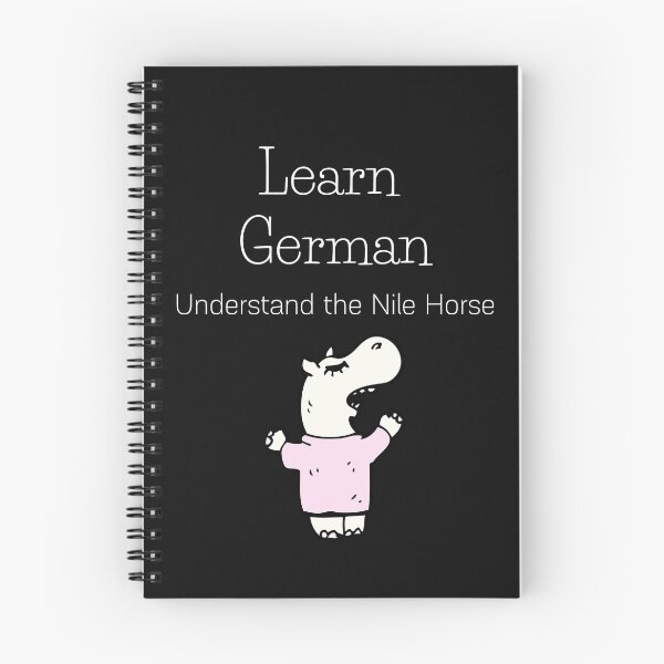 Item preview, Learn German Funny Hippo  designed and sold by Time4German.