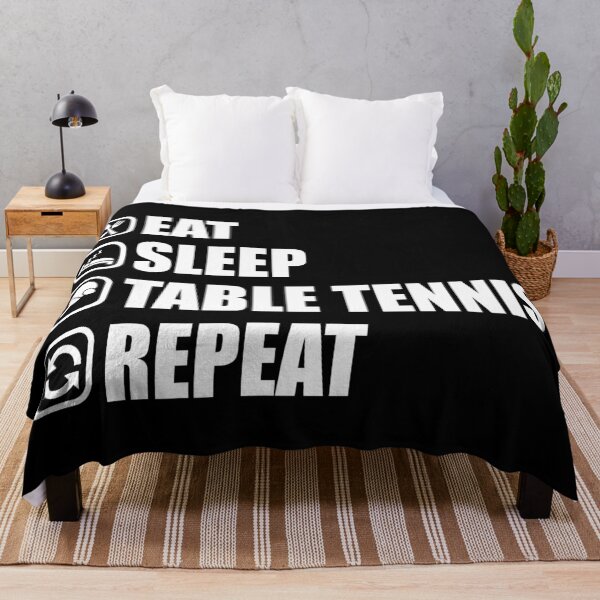Item preview, Eat Sleep Table Tennis Repeat - Ping Pong T-Shirt designed and sold by biNutz.