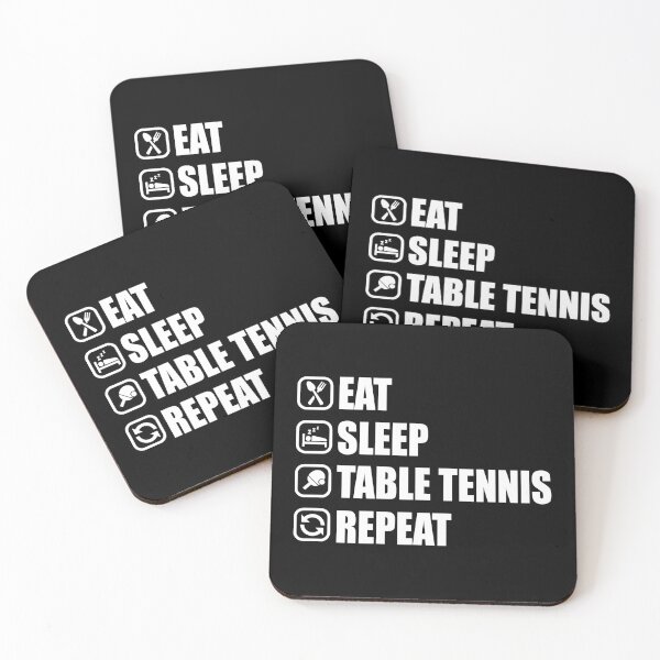 Item preview, Eat Sleep Table Tennis Repeat - Ping Pong T-Shirt designed and sold by biNutz.