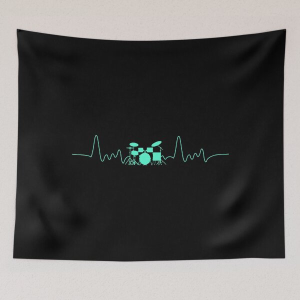 Item preview, Heartbeat drums designed and sold by bestshirtdesign.