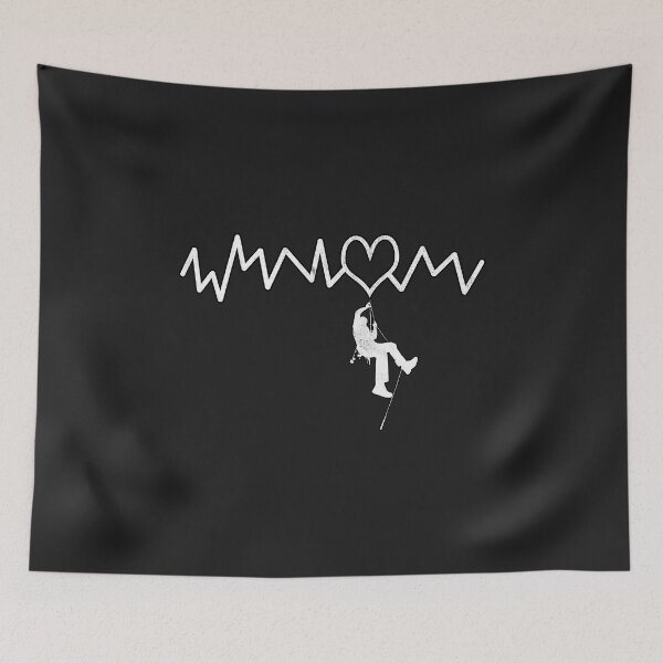 Item preview, Climbing heartbeat mountaineering love gift designed and sold by Kuma518.