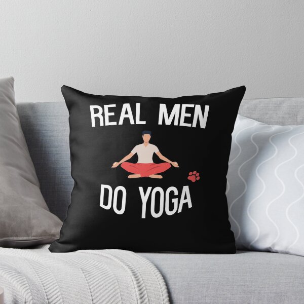 Item preview, Real Men Do Yoga a great gift idea for men who loves yoga for pets lover designed and sold by Akmloza.