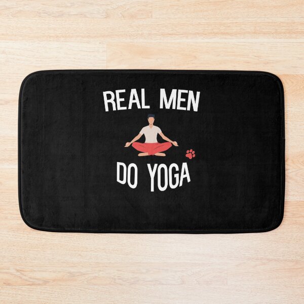 Item preview, Real Men Do Yoga a great gift idea for men who loves yoga for pets lover designed and sold by Akmloza.