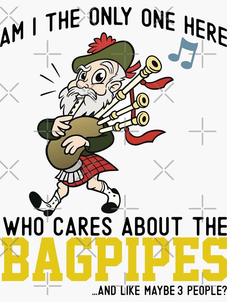" Bagpipe Friends" Sticker for Sale by saechla Redbubble