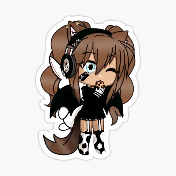 Gacha Life Cute Sticker - Gacha Life Cute Smile - Discover & Share GIFs