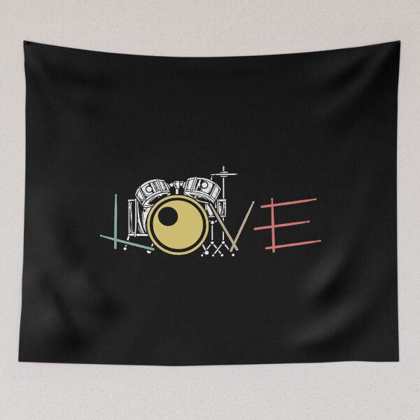 Item preview, Love drums designed and sold by bestshirtdesign.