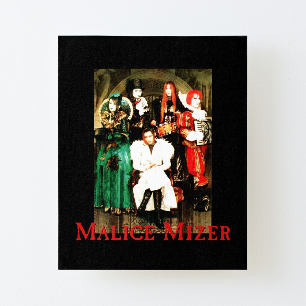 Malice Mizer Voyage Tour Band Picture J Rock Visual Kei Band Art Board Print By Cantavanda Rose Redbubble