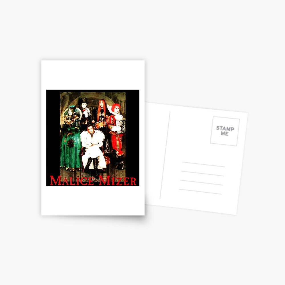 Malice Mizer Voyage Tour Band Picture J Rock Visual Kei Band Greeting Card By Cantavanda Rose Redbubble