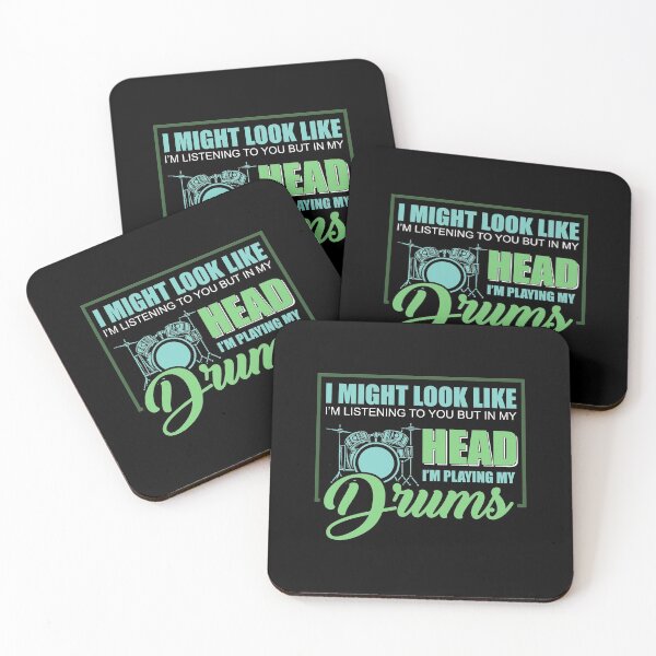 Item preview,  but in my head I'm playing my drums. A musician needs music in his life. designed and sold by bestshirtdesign.