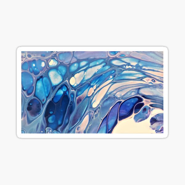 Ocean Blue Gems Sticker