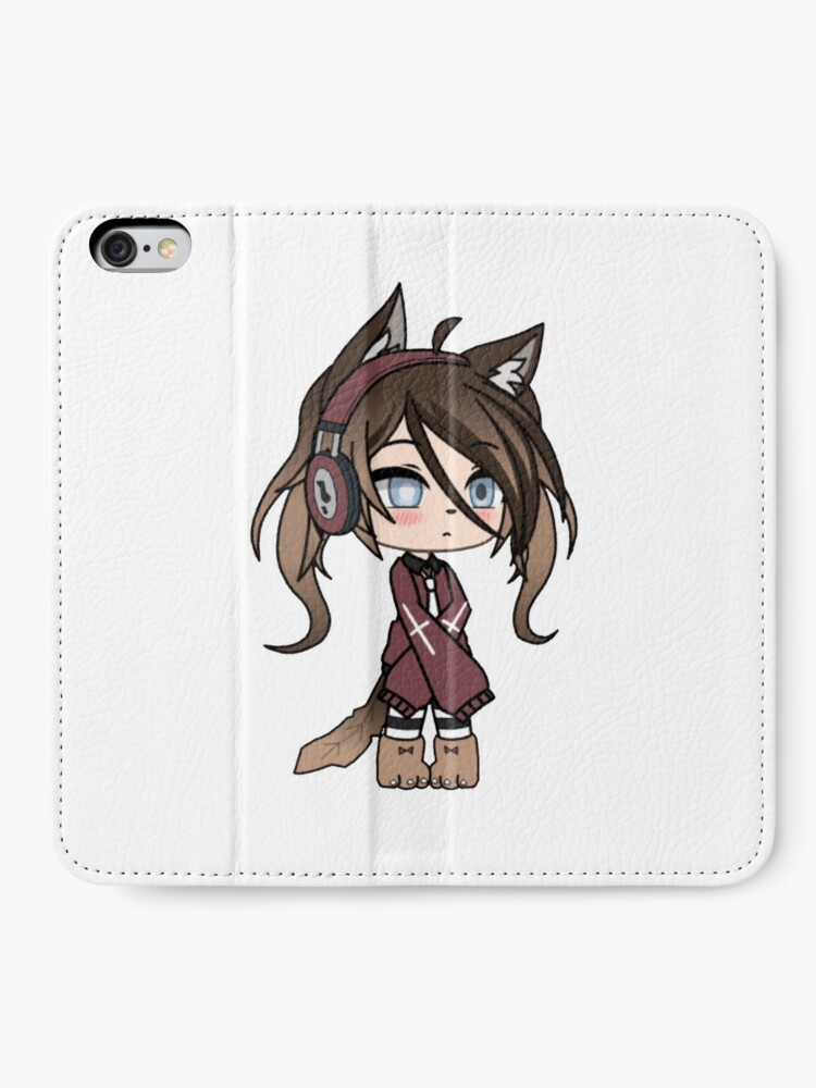 Cute Anime Girl - Gacha Edit | iPhone Wallet