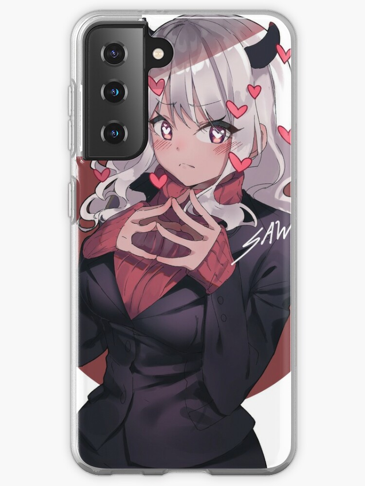 Helltaker Modeus Fanart Anime Illustration Case Skin For Samsung Galaxy By Saw Merch Redbubble