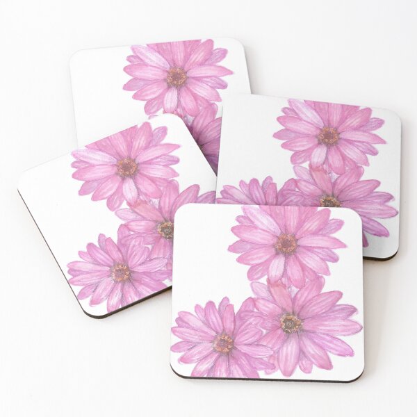 Item preview, Watercolor Pink Cape Marguerite Asteraceae designed and sold by Yiran0121.