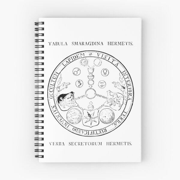 Item preview, Tabula Hermetica Hermetis Alchemy Emblem designed and sold by h44k0n.