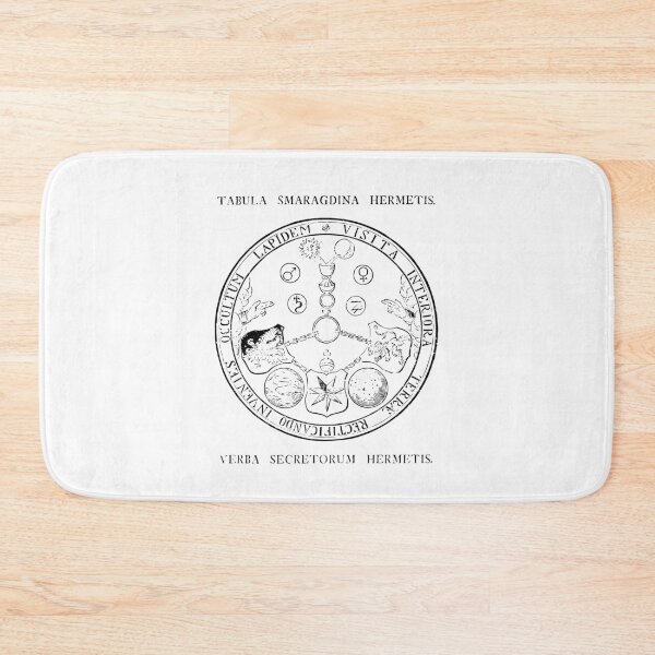 Item preview, Tabula Hermetica Hermetis Alchemy Emblem designed and sold by h44k0n.