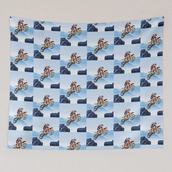Item preview, Motocross Bike Rider extreme sports design designed and sold by luvvvvvit.