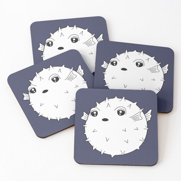 Item preview, White Fugu blowfish designed and sold by t335.