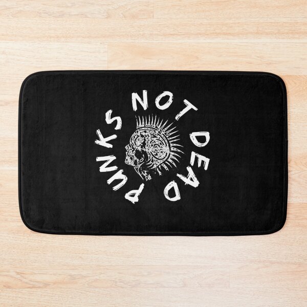 Item preview, Punk Mohican Punks not Dead Quote Retro Heavy Metal Music designed and sold by h44k0n.