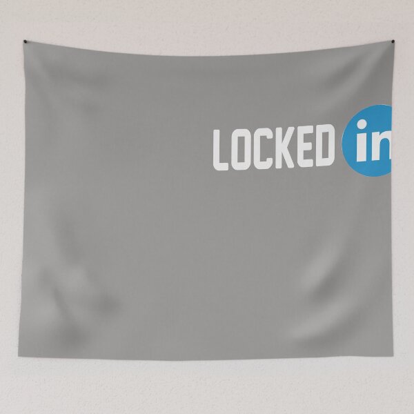 Item preview, Locked in - social distancing network Slim Fit T-Shirt designed and sold by ART ilo.