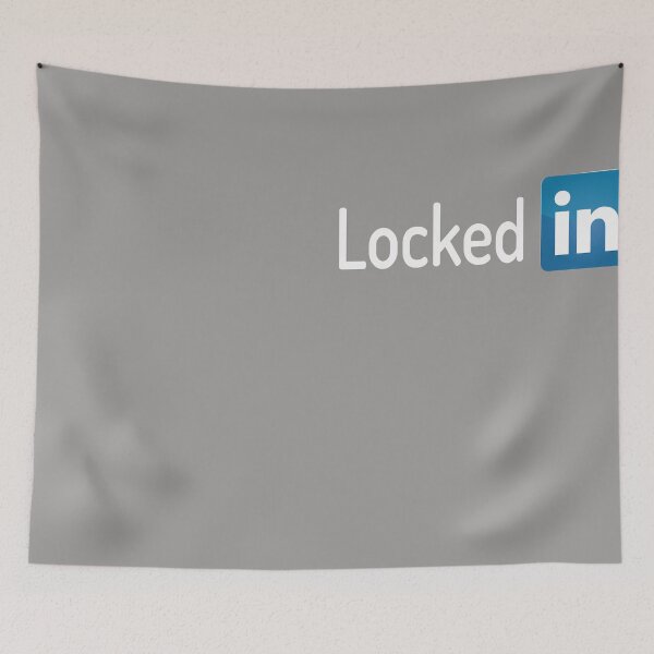 Item preview, Locked in - social distancing network Slim Fit T-Shirt designed and sold by ART ilo.