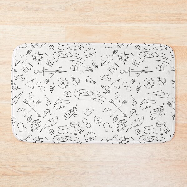 Item preview, Cute Black and White Stick Figure Doodles  designed and sold by FortuneTee.