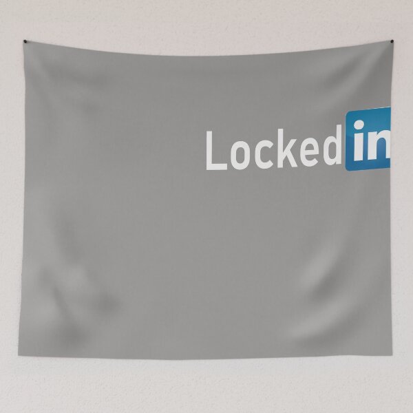 Item preview, Locked in - social distancing network Slim Fit T-Shirt designed and sold by ART ilo.