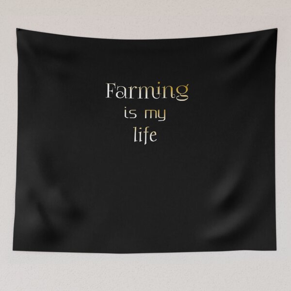 Item preview, FARMING IS MY LIFE T-SHIRT, LIFE, FARMING, FARMER, LOVE designed and sold by BILIBER.