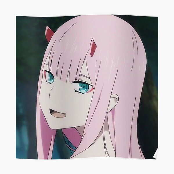 zero two cute posters  redbubble