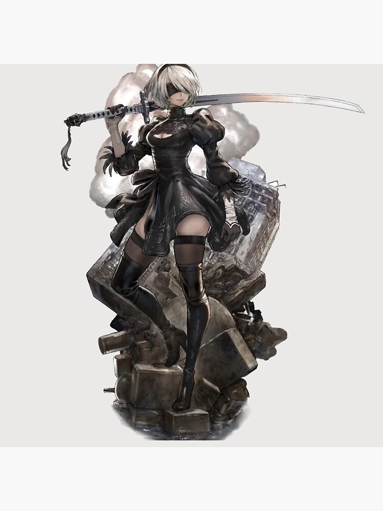 Nier Automata 2B Art Board Print for Sale by CassidyCreates