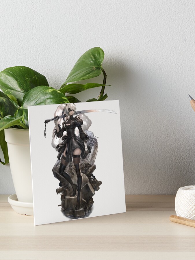 Nier Automata 2B Art Board Print for Sale by CassidyCreates