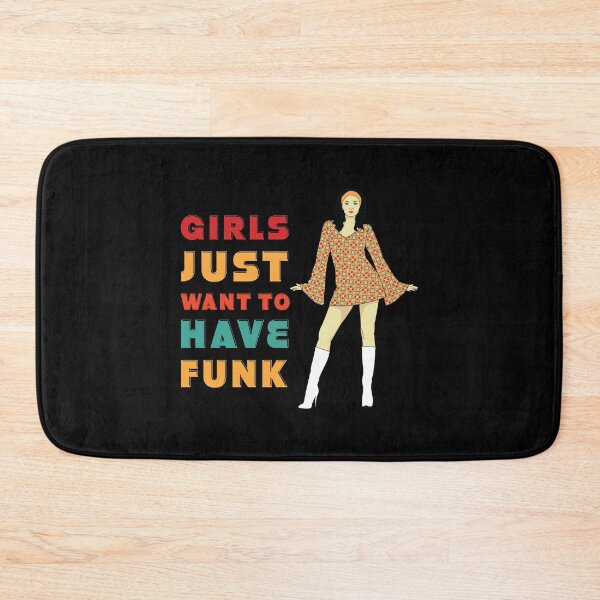 Item preview, Funny 70s Inspired Girls Just Want To Have FUNk print designed and sold by jakehughes2015.