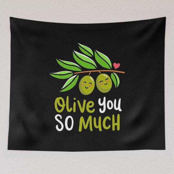 Item preview, Olive You So Much Valentine's Day Funny Gift designed and sold by haselshirt.