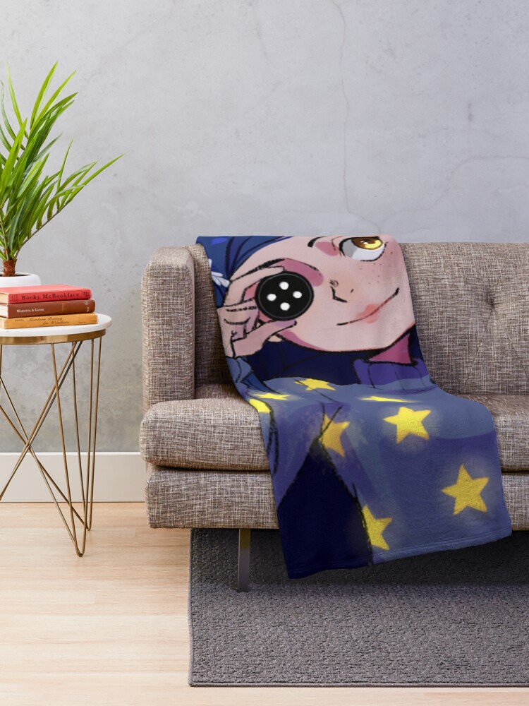 Alternate view of Coraline Shining Stars Throw Blanket