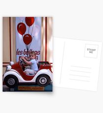 Driving his first car Postcards